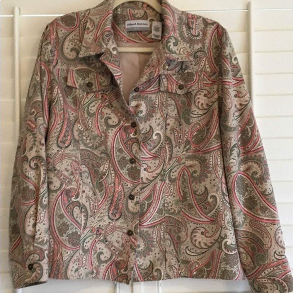 Alfred Dunner Paisley Jacket